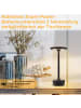 ZMH Tischleuchte LED in schwarz Solarenergie 3600mhA Wiederaufladbar Touch Dimmbar