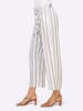 Heine 7/8-Hose in hellblau-beige-gestreift