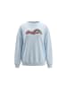 myMo Women Sweatshirt in Light Blue