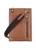 PICARD Toscana - Handytasche 4cc 18 cm (black) in camel