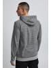 BLEND Kapuzensweatjacke in grau