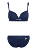 S. Oliver Push-Up-Bikini in dunkelblau