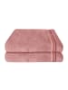 Schiesser Duschtuch Skyline Color im 2er Set in Altrosa