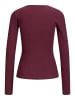 JJXX Langarm-T-Shirt in Winetasting