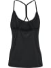 Hummel T-Shirt "Hmlmt Vanja Strap Tanktop" in Schwarz