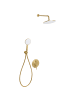 Beliani Wannenarmaturen PUELO in Gold - (W) 23 x (H) 180 x (L) 41 cm