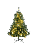 HOMCOM Weihnachtsbaum-Ø95 x 150H cm-Grün