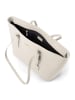Lazarotti Bologna Leather XL Shopper Tasche Leder 35 cm cream