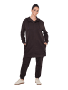 Ulla Popken Sweatjacke in mahagoni
