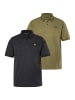 Men Plus Poloshirt in olivgrün