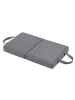 relaxdays Kniekissen in Grau - (B)61 x (H)6 x (T)34 cm