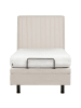 Beliani Einzelbett CASTELLAN in Beige - (W) 90 x (H) 120 x (L) 216 cm