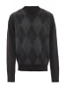 nowles Pullover in Schwarz Grau