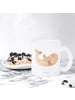 Mr. & Mrs. Panda Glas Robbe Liegen ohne Spruch in Transparent