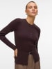 Vero Moda Strickjacke in Chocolate Plum