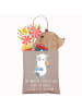 Mr. & Mrs. Panda Tote Bag Chauffeur Genussfahrt mit Spruch in Braun Pastell