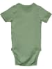 Hummel Druckknopf Strampler Hmlstriped Kinder in HEDGE GREEN