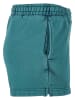 Urban Classics Urban Classics Damen Ladies Stone Washed Shorts in watergreen