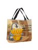 Mr. & Mrs. Panda Shopping Bag Pinguin Pommes Eimer Design mit Sp... in Weiß