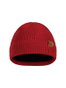 DANISH ENDURANCE Beanie Merino Mütze mit Fleece in red