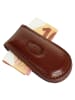 piké Money clip echt Leder in braun
