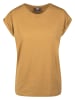 Urban Classics T-Shirts in Beige/Braun