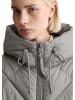 Marc O'Polo DENIM Lange Kapuzen-Steppjacke relaxed in Grey Eternity