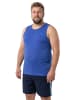 Men Plus Tank Top in azurblau