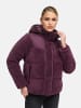 Kapuzenplüschjacke Kaguraa 16 in Aubergine