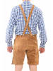 Alessandro Salvarini A. Salvarini Herren Trachten Lederhose AS451 in Hellbraun