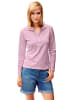 Heine Langarm-Poloshirt in rosé