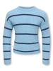 KIDS ONLY Pullover KOGFRANCA SHORT L/S STRIPE KNT in cashmere blue