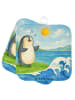 Mr. & Mrs. Panda Topflappen Pinguin Surfer Design ohne Spruch in Weiß