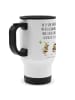 Mr. & Mrs. Panda thermosbecher Hummeln Kleeblatt mit Spruch in Weiß