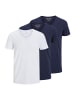 Jack & Jones T-Shirt Essentials in Dunkelblau / weiß