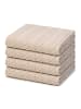 Ross 4 X Handtuch im Set Sensual Skin Zopf in Natur