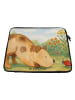 Mr. & Mrs. Panda Laptop Tasche Hund Marienkäfer Design ohne Spruch in Weiß
