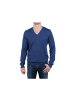 OLYMP  V Pullover in blau