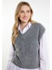DreiMaster Damen Pullunder in Grau Melange