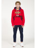 PLUS EIGHTEEN Herren Kapuzenpullover in Rot
