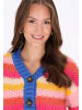 myMo Cardigan in pink multicolor