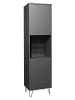 58 aufm Kessel VITRINE Erna 51x45x197 Anthrazit matt Lack