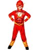 amscan Kinderkostüm The Flash bedruckter Overall Karneval 8-10 Jahre Gr.134 Fasching