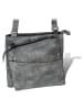 Jennifer Jones Umhängetasche, Abendtasche Kunstleder grau ca. 21cm