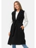 Threadbare Langweste THB Suhail belted formall Coat in Black