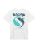 F4NT4STIC T-Shirt Koi Fish Japan Streetstyle in weiß
