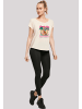 F4NT4STIC Long Cut T-Shirt Beverly Hills California Glamour Summer in Whitesand