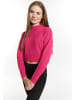 myMo Damen Cropped Pullover in Pink