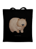 Mr. & Mrs. Panda Tote Bag Wombat ohne Spruch in Schwarz