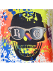 Roberto Geissini Skull Graffiti T-Shirt Weiß
